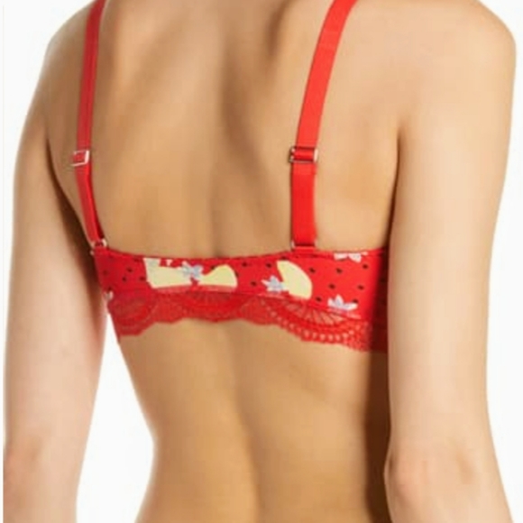 SOLD~~NWT Free people " cherry combo" bralette - Picture 3 of 3
